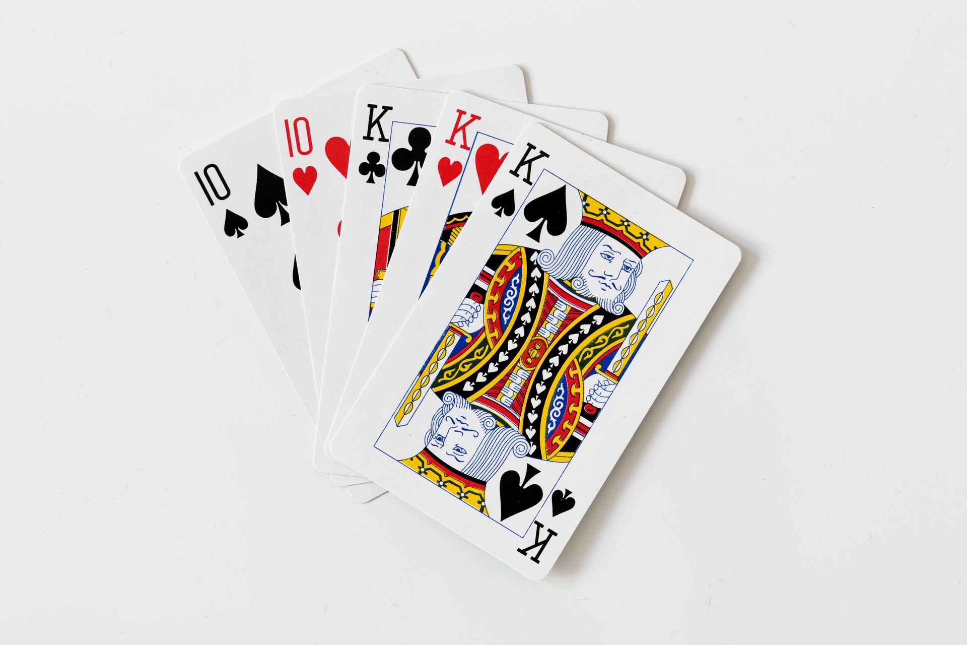 Full House - Three cards of equal value and two cards of another equal value Full House - Three cards of equal value and two cards of another equal value